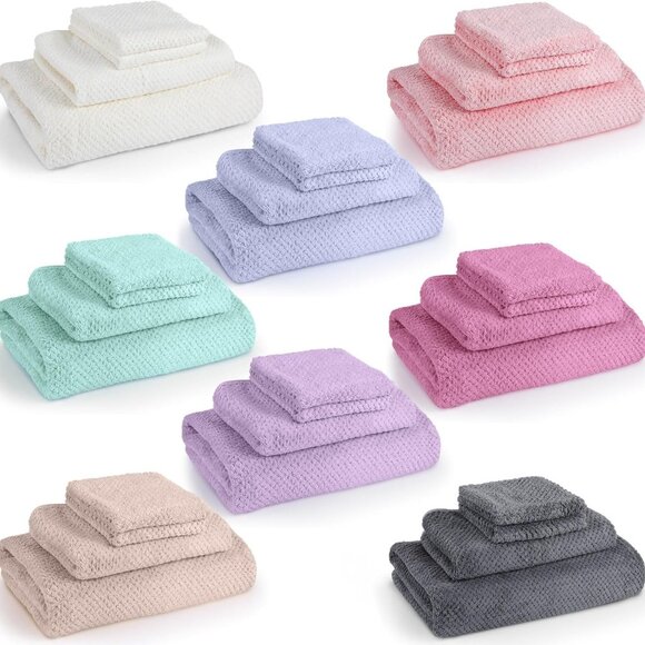Generously Sized 32-Piece Bath & Washcloth Set – Ideal for All Ages & Occasions